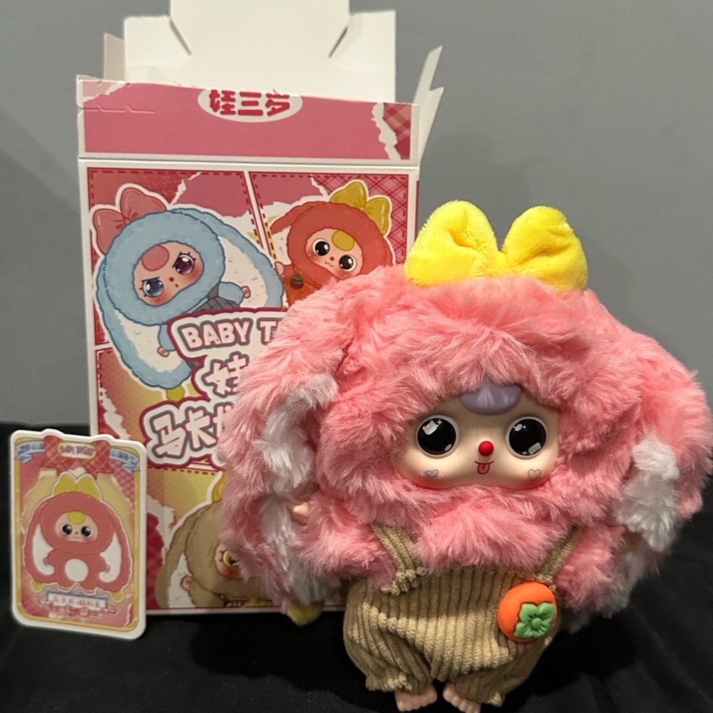 Baby Three BB3 Macaron Cute Bunny V2 - Pink overalls bunny